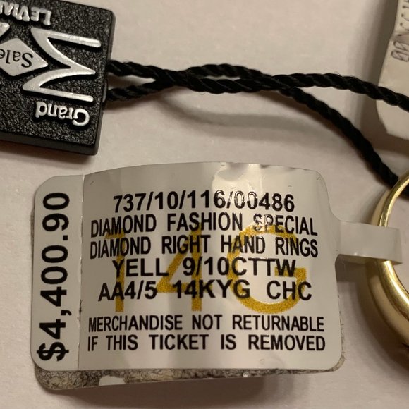 Le Vian Chocolate and Vanilla Diamond Ring - Picture 10 of 12